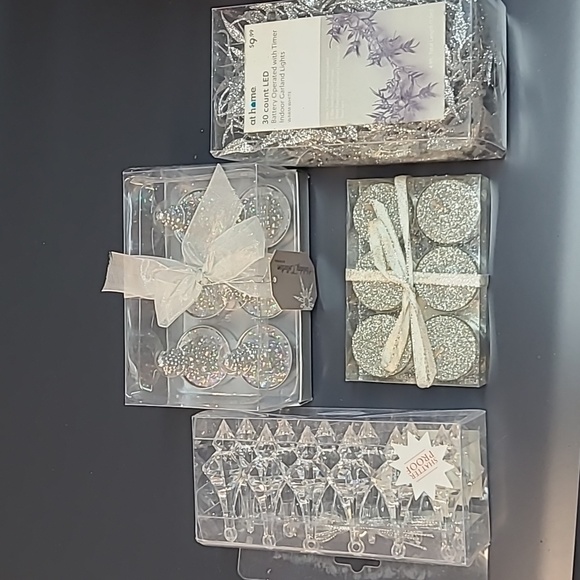 Set of glittery decor - Picture 1 of 7